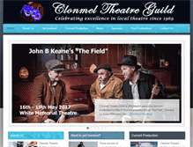 Tablet Screenshot of clonmeltheatreguild.org